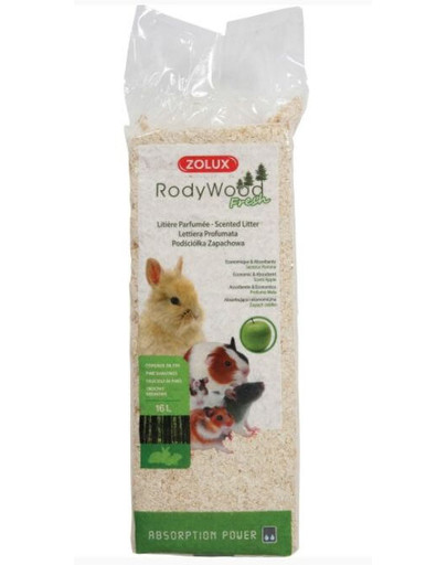 ZOLUX Podstielka Rodywood Fresh jablčná 16 L
