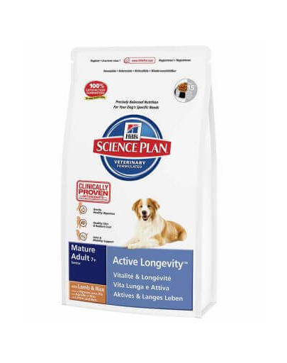 HILL'S Canine Mature Adult 7+ Lamb & Rice 3 kg