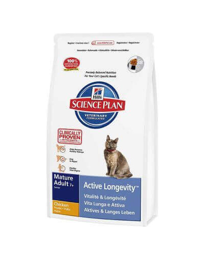 HILL'S Science Plan Feline Mature Adult 7+ Active Longevity Chicken 2 kg