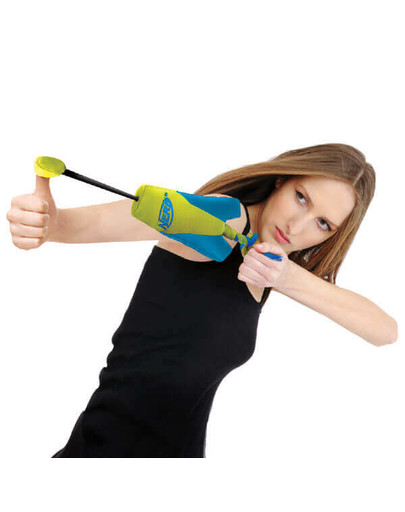 NERF Naťahovacia hračka L zelená/oranžová