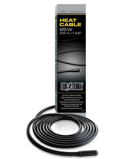 Exo Terra výhrevný kábel 25 W - 4,5 m