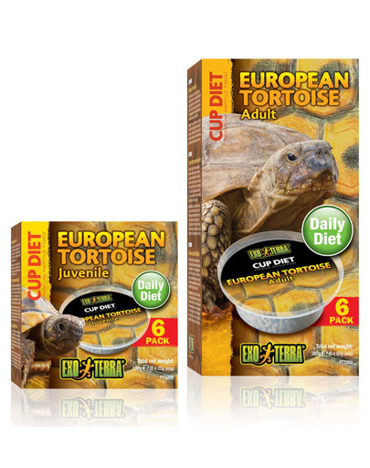 EXOTERRA Krmivo pre dospelé korytnačky európske 6x60g