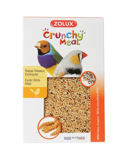 ZOLUX Crunchy Meal Krmivo pre exotické vtáky 800 g