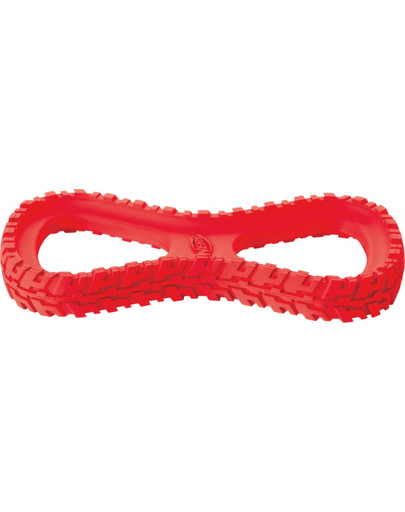 NERF Gumová pískacie pamlsková slučka L nebesky modrá / červená