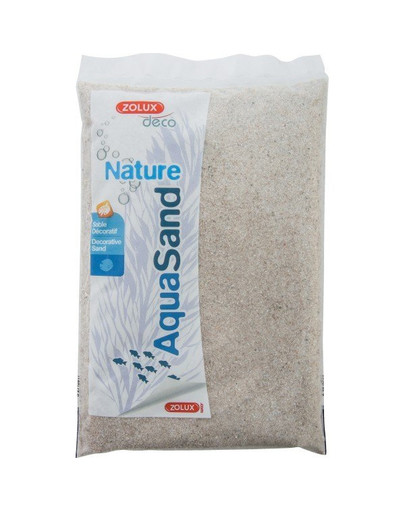 ZOLUX Aquasand Nature jemnozrnný kremeň 5 kg