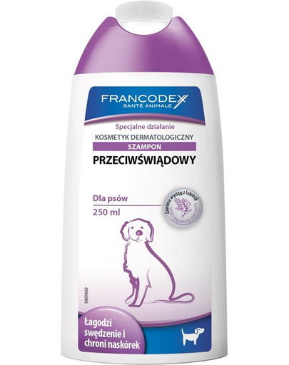 FRANCODEX šampón proti svrbeniu pes 250 ml