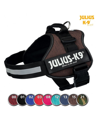 TRIXIE Postroj Julius-K9®, 1/L: 66–85 cm/50 mm, burgund