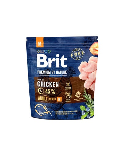 BRIT Premium By Nature Adult Medium M 1 kg