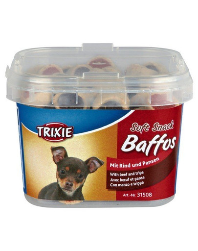 TRIXIE Soft Bits Krúžky hovädzie s držkami 140 g