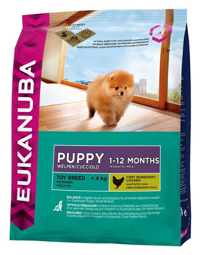EUKANUBA Puppy Toy Breeds Chicken 800g
