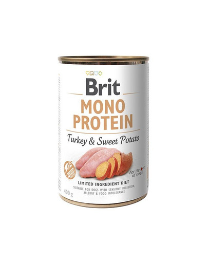 BRIT Mono protein turkey & sweet potato 400g