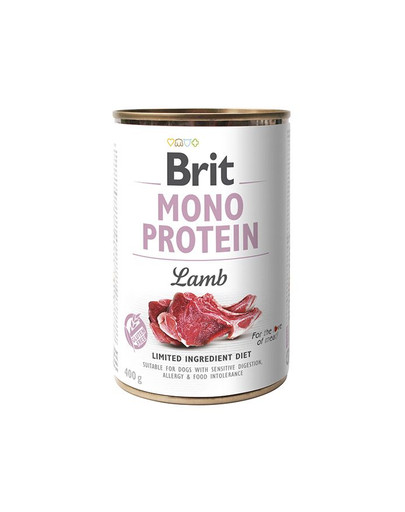 BRIT Mono protein s  jahňacím mäsom 400 g