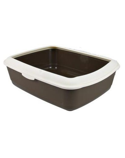 TRIXIE Toaleta pre mačky classic s rámom 37 x 15 x 47 cm hnedo/ krémová