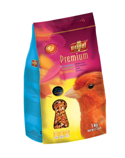 VITAPOL PREMIUM Kanárik 1kg + SMAKERS ZADARMO