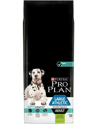 PURINA Pro Plan Large Athletic Adult Sensitive Digestion OptiDigest jahňacie 14 kg