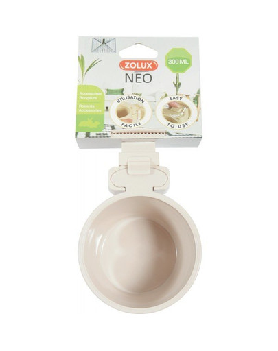ZOLUX plastová misa Neo Na zavesenie St. 9,5 cm 300 ml