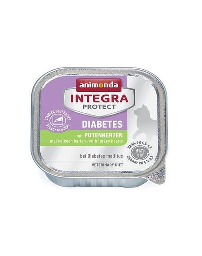 ANIMONDA Diabetes s morčacími srdcami 100 g