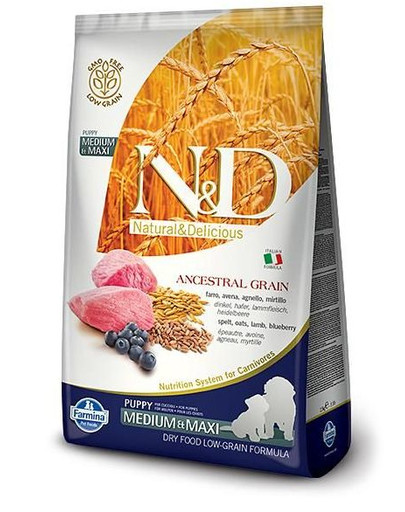 N&D Low Grain Puppy M/L Lamb & Blueberry 2,5kg