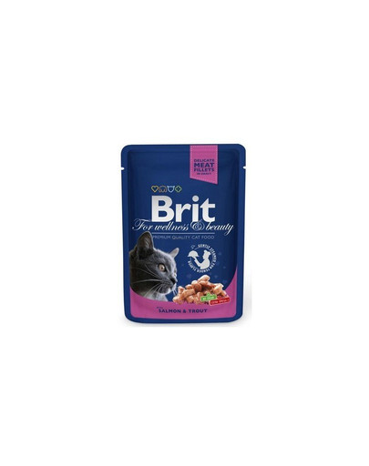 BRIT Premium Cat Adult with Salmon & Trout 100 g