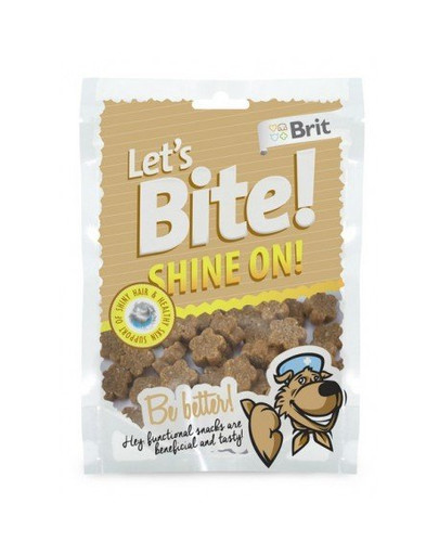 BRIT Care Let's Bite Dog Shine On! 150g
