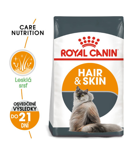 ROYAL CANIN Hair And Skin Care 2kg granule pre mačky pre zdravú kožu a srsť