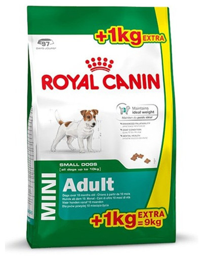 ROYAL CANIN Mini adult 8 + 1 kg ZADARMO