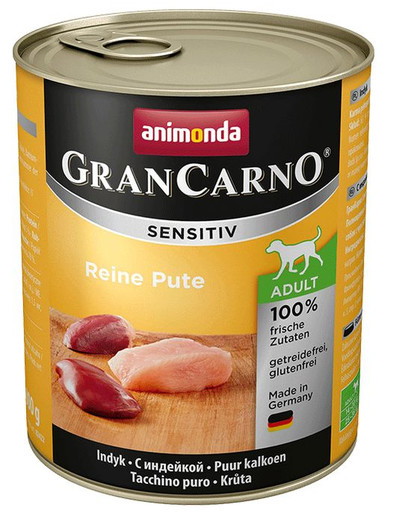 ANIMONDA Grancarno Sensitive morčacie 800 g