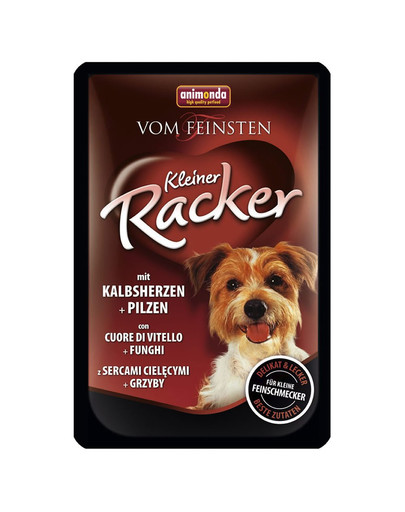 ANIMONDA Kapsička pre psov vom Feinsten Kleiner Racker teľacie srdce a hríby 85 g