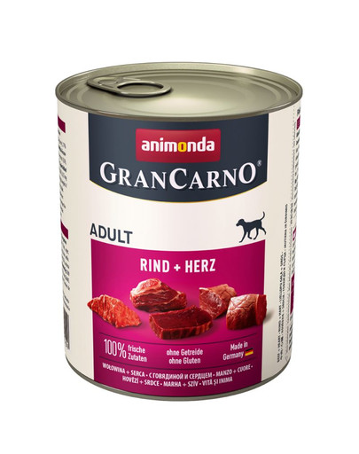 ANIMONDA Grancarno srdce konzerva 800 g