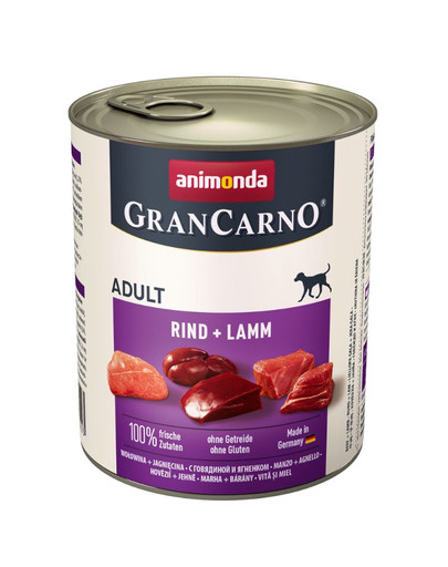 ANIMONDA Grancarno hovädzie/jahňacie konzerva 800 g