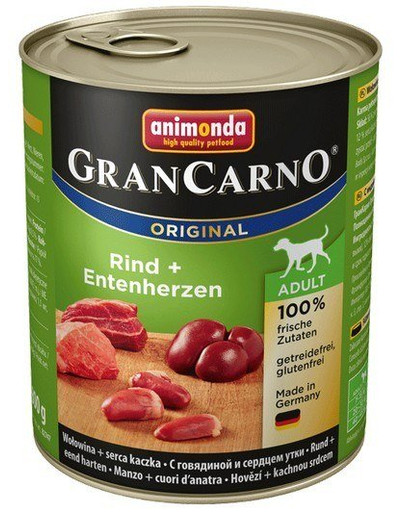 ANIMONDA Grancarno Senior kuracie a morčacie srdcia 800g