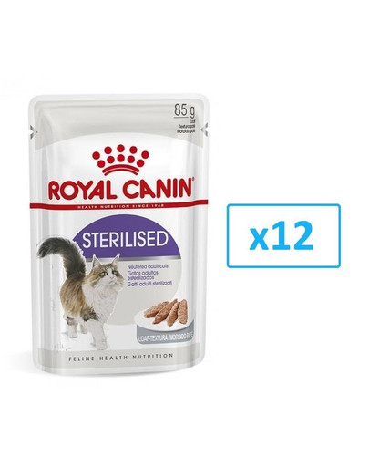 ROYAL CANIN Sterilised paštéta pre mačky 12x85g
