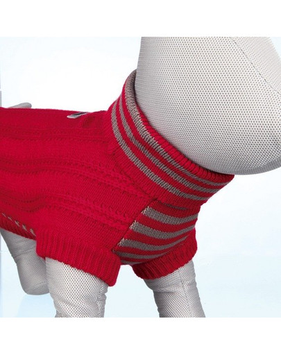 TRIXIE Sweterek "Piave", XXS: 21 cm, czerwony
