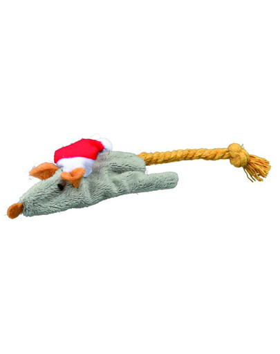 TRIXIE Sada vianočných hračiek - myš a veverička 14-17 cm 8 ks / balík