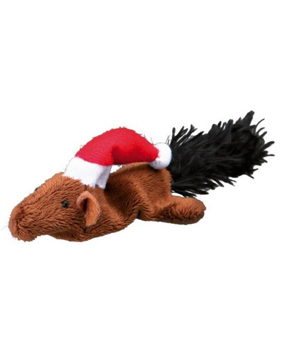 TRIXIE Sada vianočných hračiek - myš a veverička 14-17 cm 8 ks / balík