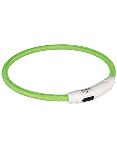 TRIXIE Svietiaci krúžok na krk USB, XS–S: 35 cm