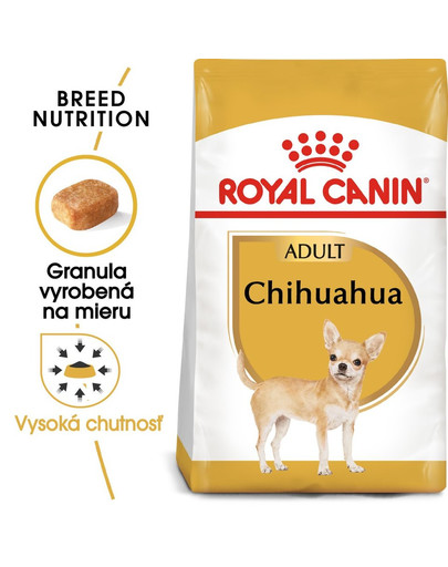 ROYAL CANIN Chihuahua Adult 500g granule pre dospelú čivavu