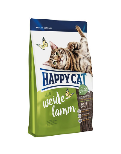 HAPPY CAT Fit & Well Indoor Adult Jahňacie 10 kg