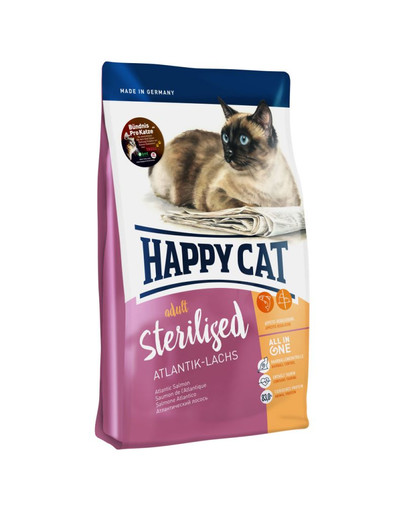 HAPPY CAT Supreme sterilised Losos atlantický 4 kg