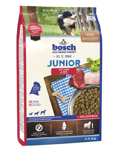 BOSCH Junior Lamb & Rice 3 kg