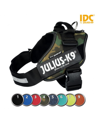 TRIXIE Postroj Julius-K9®, 4/XL: 96–138 cm/50 mm, moro
