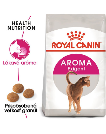 ROYAL CANIN EAromatic Exigent 400g granule pre maškrtné mačky