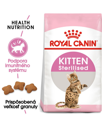 ROYAL CANIN Kitten Sterilised 2kg granule pre kastrované mačiatka
