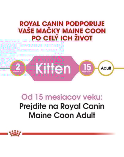 ROYAL CANIN Maine Coon Kitten 400g granule pre mainské mývalie mačiatka