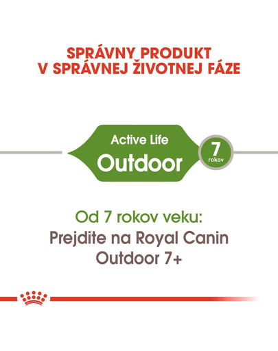 ROYAL CANIN Outdoor 4kg granule pre mačky s častým pohybom vonku