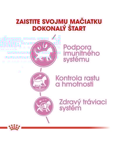 ROYAL CANIN Kitten Sterilised 2kg granule pre kastrované mačiatka