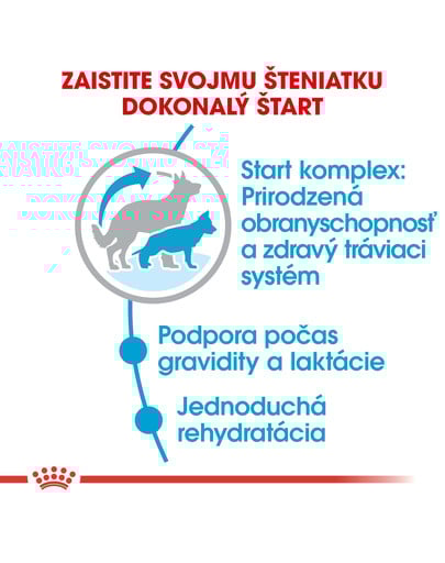 ROYAL CANIN Maxi Starter Mother & Babydog 15kg granule pre brezivé alebo dojčiace suky a šteňatá