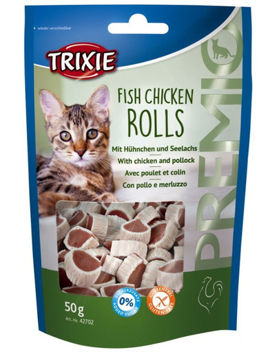 TRIXIE Premio Fish Chicken Rolls kuracie a treska 50g 42702