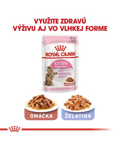 ROYAL CANIN Kitten Sterilised 2kg granule pre kastrované mačiatka