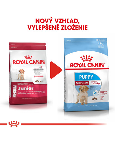 ROYAL CANIN Medium Puppy 15 kg granule pre stredné šteňatá